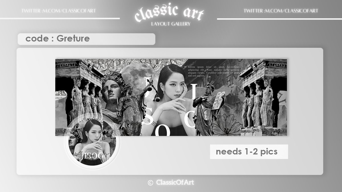❕GIVEAWAY ALERT ❕ 

Giveaway class-art kembali lagi! kesempatan buat dapetin layout yang super keren ini dengan cara:

• Follow kita 
• RT tweet ini 
• Tag 5 temen kamu

Goodluck all ✨🥰 #zonauang #zonajajan #zonaba #zonabu