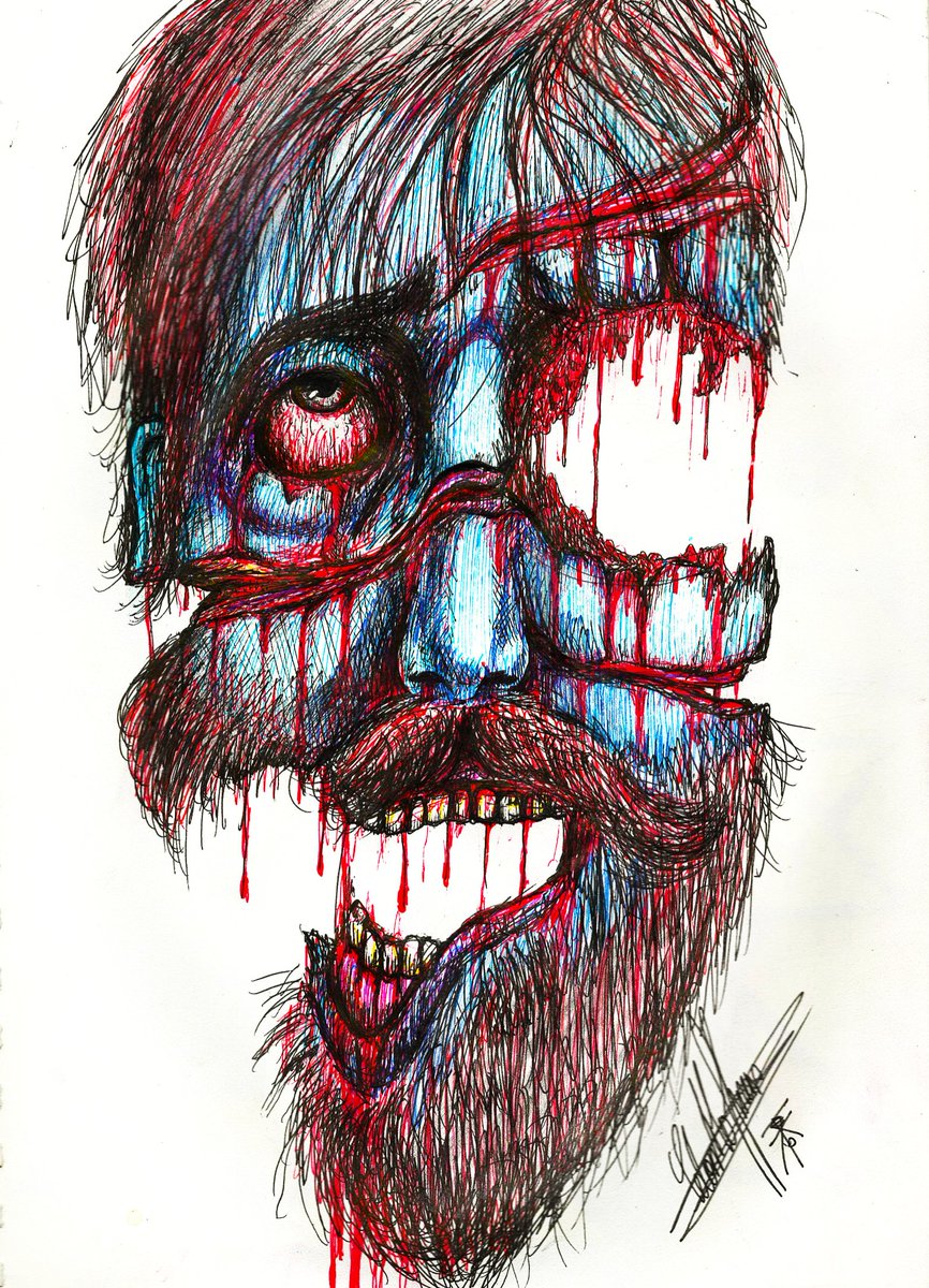 TetonJaiArt's tweet photo. Blue Blood • 2022 (June 2)
-
#art #artist #artwork #drawing #colourpen #pendrawing #darkart #horrorart #goreart #blood #horror #portrait #abstractart #surrealart https://t.co/HFrJvmh9kM