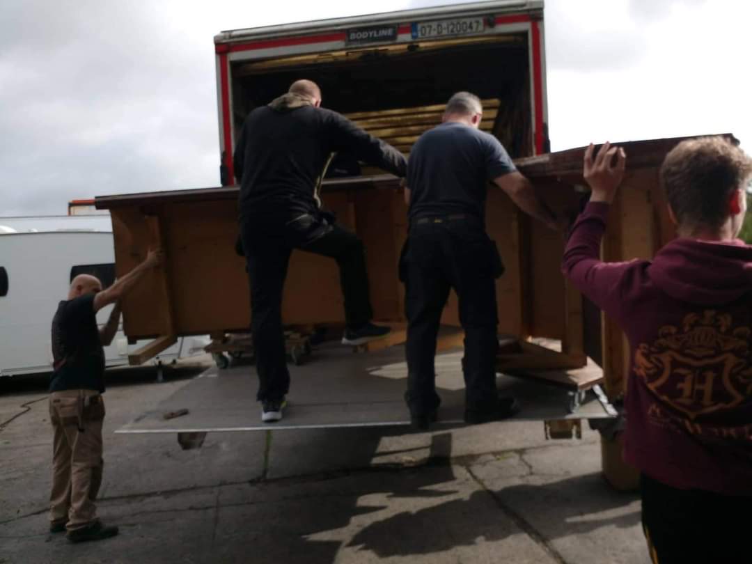 usedpub's tweet image. The original Scruffy Murphy’s Bar on route to the set of “Kin 2” which starts production shortly. We are very proud of the opportunity offered by the production crew of Kin 2 and best of luck to the new series #reducereuserecycle  usedpub.com