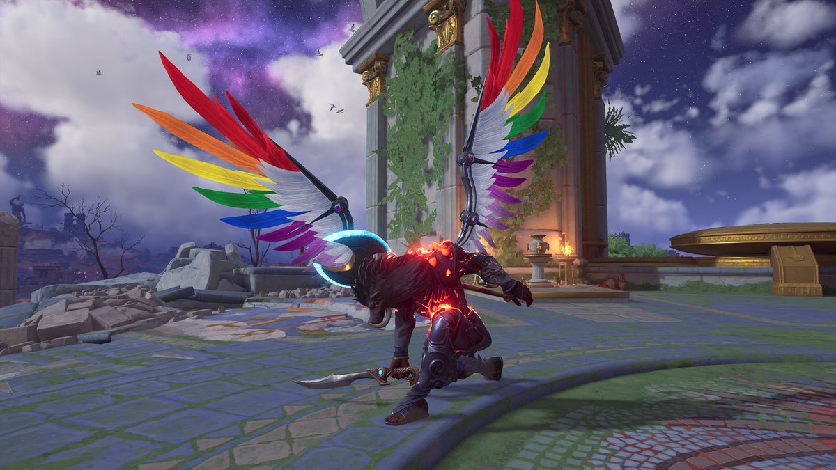 SnowGraveX's tweet photo. @insomniacgames Now make a rainbow suit, not for pride, but for style 🌚
#GoRainbow https://t.co/agtlBGdoL5