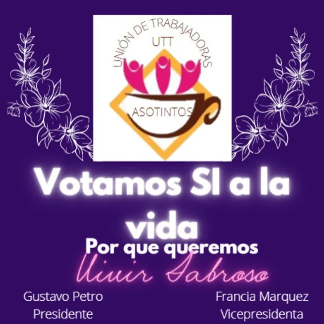 asotintos's tweet photo. @FranciaMarquezM @petrogustavo
🗓️ El próximo 19 de junio podemos elegir, Preferir  lo nuevo, lo Firme y estar bien informado/as para ejercer nuestro derecho al voto,🖱️ consultar 👉🏼https://t.co/GH01JtnyPM https://t.co/ZQ6EVYniIg