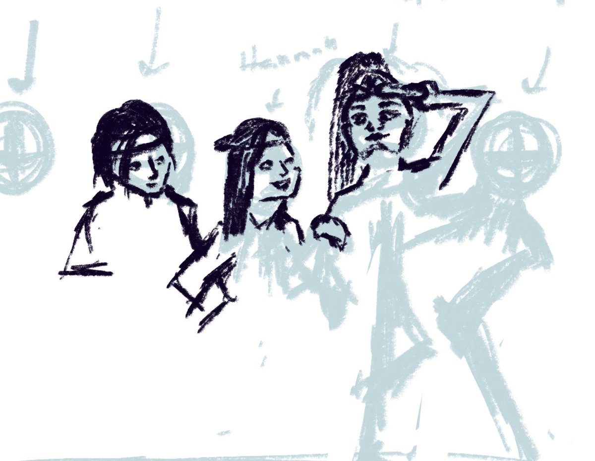 MargaretWinds's tweet image. Still buzzing about the last episode of @TeamStarKid's #NightmareTime2 so I HAD to start sketching the kids! Started with Hannah, Daniel, and Sophia, and will probably finish them and the rest soon. 

I just want these kids to be happy, dang it, is that too much to ask???