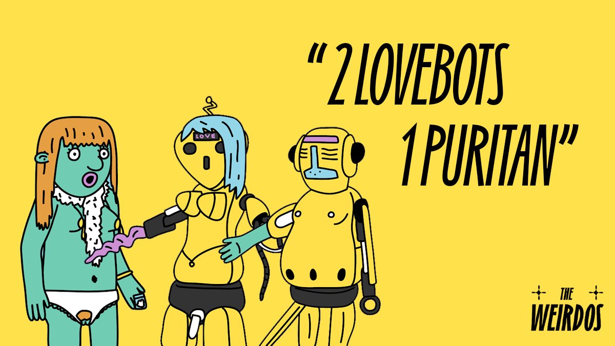 Partnership announcement soon? 👇

Weirdos Lovebots applied for their own "animated series" 👀

❤️ If you would watch