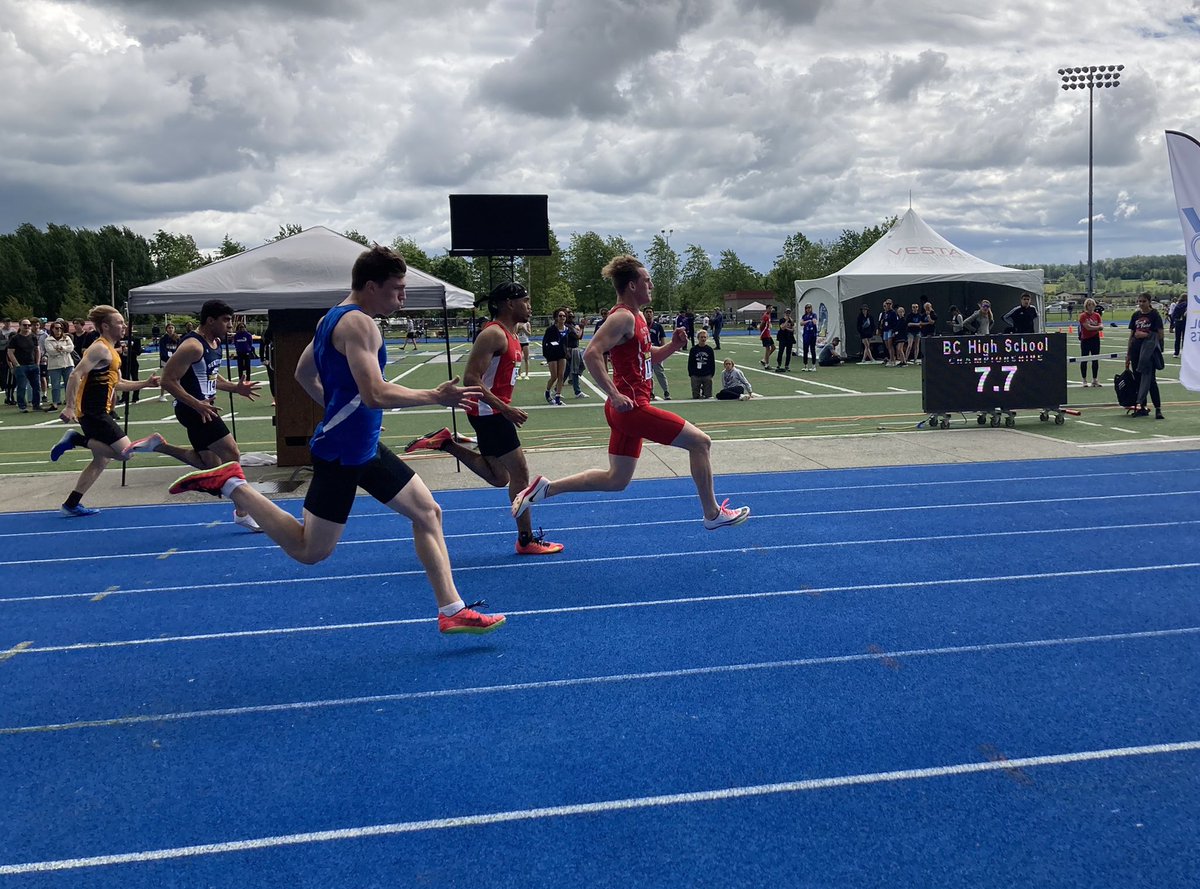 cmoennick's tweet photo. Way to represent CHS at the Provincial Track and Field meet today. Olivia Windbiel, Liam O’Donnell and Donghwa Kim competed today in high jump, 100m, and steeplechase. #chslearn #riderpride https://t.co/8Rm1Ym0EMT