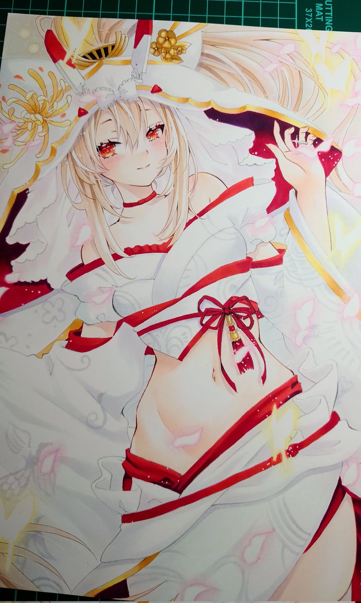 アズールレーン　綾波ケッコン衣装 綾波改ちゃんケッコン衣装できました🙌✨💕 衣装が凝りまくってて