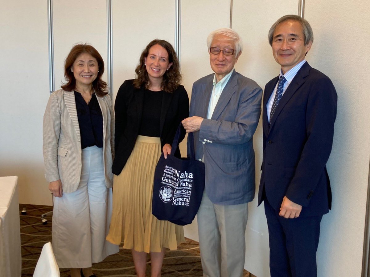 misakoito's tweet photo. Thanks,@USConsulateNaha for a nice chat with us in #Okinawa . From Japan #CULCON team https://t.co/LpWZFNBFKN