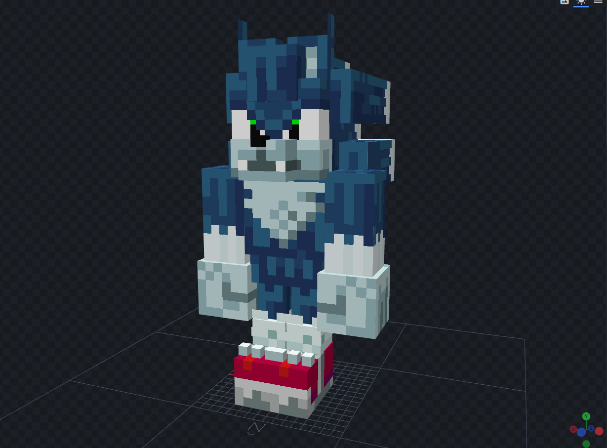Bluwolf on Twitter "Finally was able to acquire the Minecraft Sonic Skins. Release Soon
