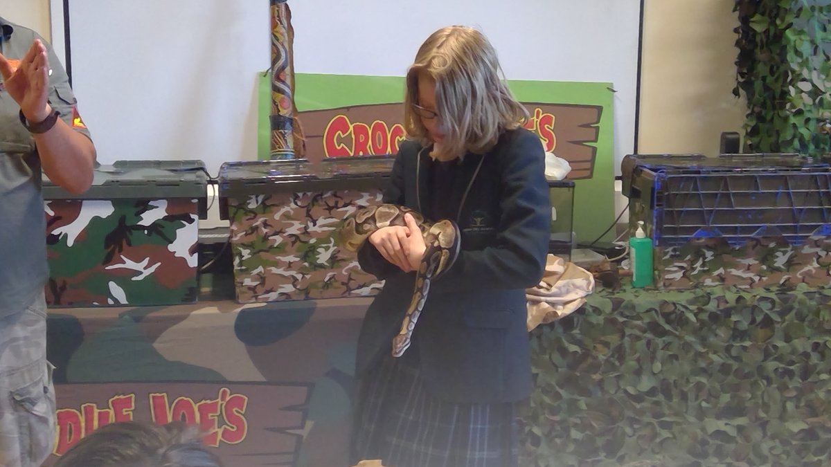 SCA_Community's tweet photo. Conservation is important to SCA pupils so a big thank you to @CrocodileJoe for rescuing these amazing reptiles and sharing your expertise with us. This python was abandoned on Saddleworth Moor !! #EducationWithCharacter #conservation #greatday #year7 https://t.co/1HicT3LGFC