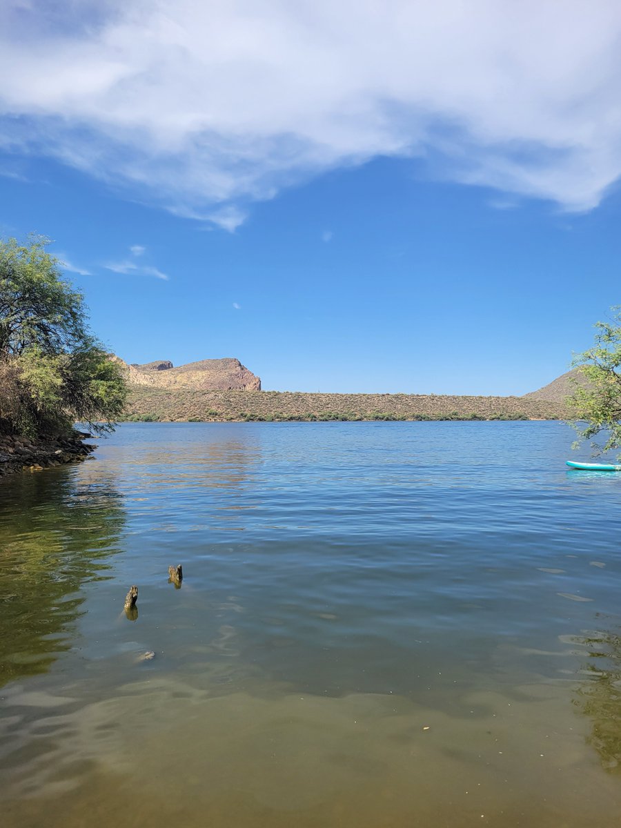 Today was a really good day. Love Sagauro Lake. ❤️ 🌊