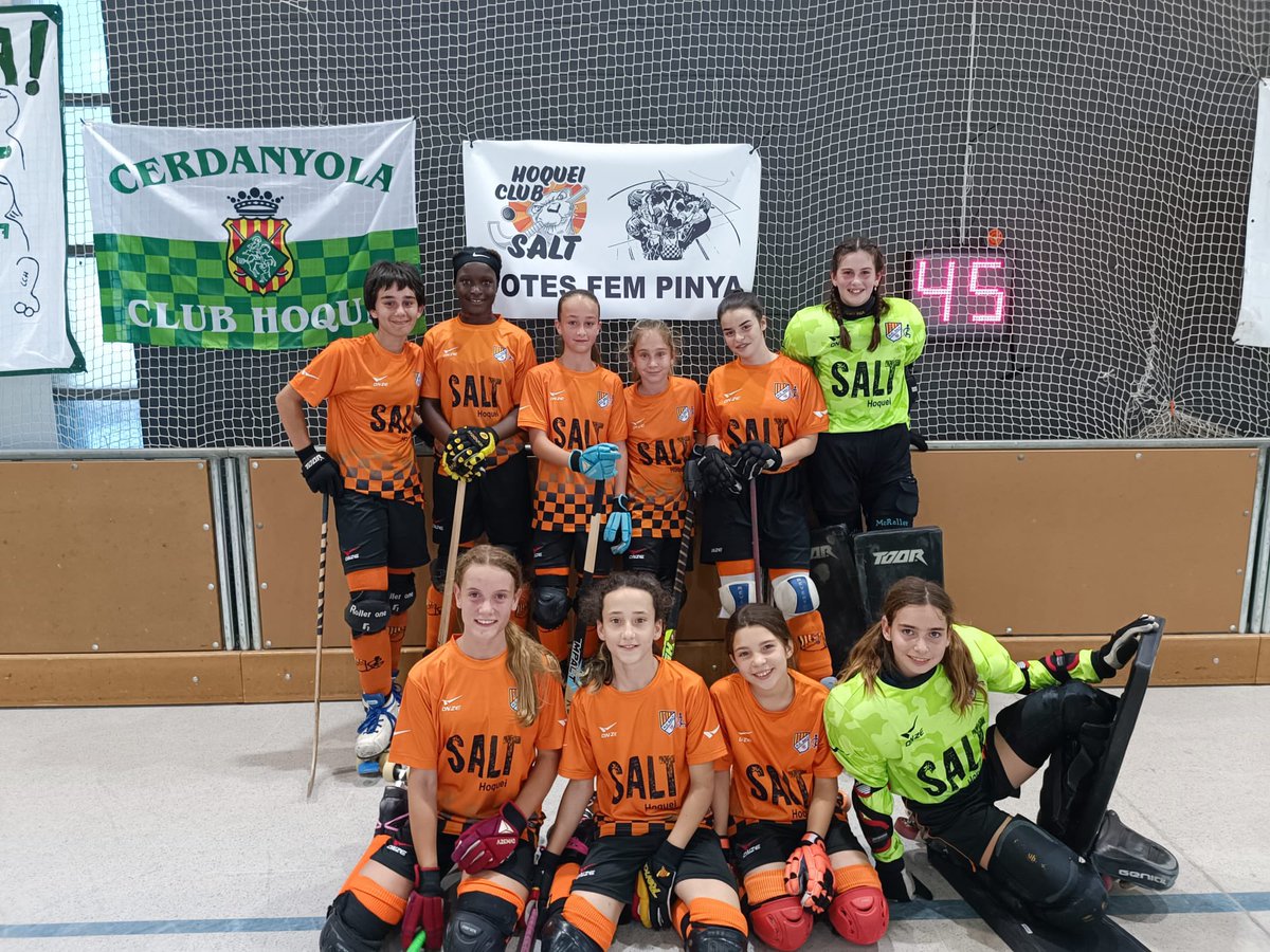 Primera jornada del CCAT Fem13, i primera victoria davant el <a href="/cerdanyolach/">Cerdanyola Club d’Hoquei</a> per 3-4. Segons jornada, dissabte a les 10:15 contra el <a href="/cpmanlleu/">Martinelia Club Patí Manlleu</a>. Amunt <a href="/SaltHoquei/">HOQUEI CLUB SALT</a> !!!🖤🧡