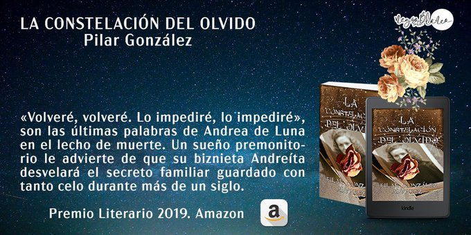 miriammramz's tweet photo. LA CONSTELACIÓN DEL OLVIDO, de @pilarescritora
La historia de una #saga de #mujeres intrépidas y un #secreto familiar
¡¡No te la pierdas #TeAlegrarás!!
> (link: https://t.co/gToeZo6egC) mybook.
#PLA2019 https://t.co/ZUmPkFeoVo