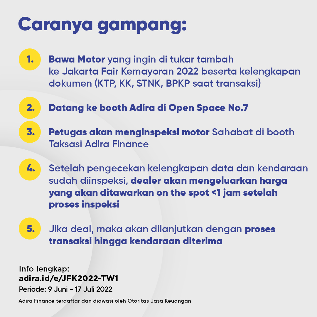 Mau nambah motor tapi ga dibolehin mama? Kan ada Program Tukar Tambah Motor dari Adira Finance!