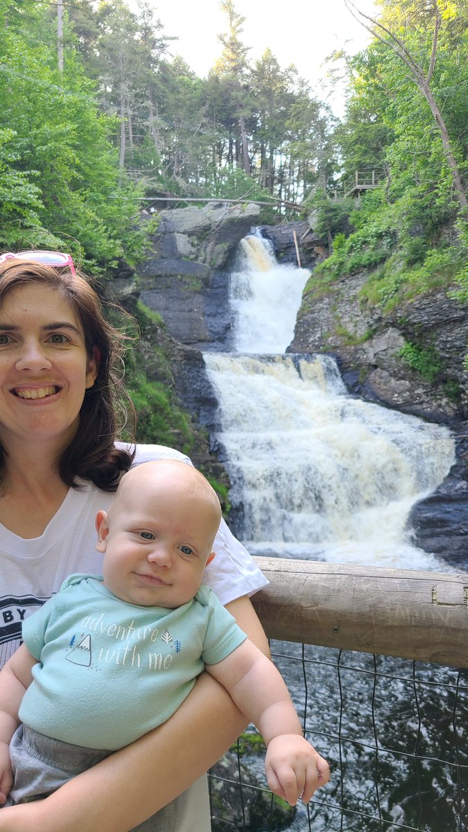 ReadySetAutism's tweet image. Our 4th baby enjoying some of our crazy hiking adventures for the 1st time!  We love his onesie "Adventure With Me"  
Pocono Mountains, Pennsylvania