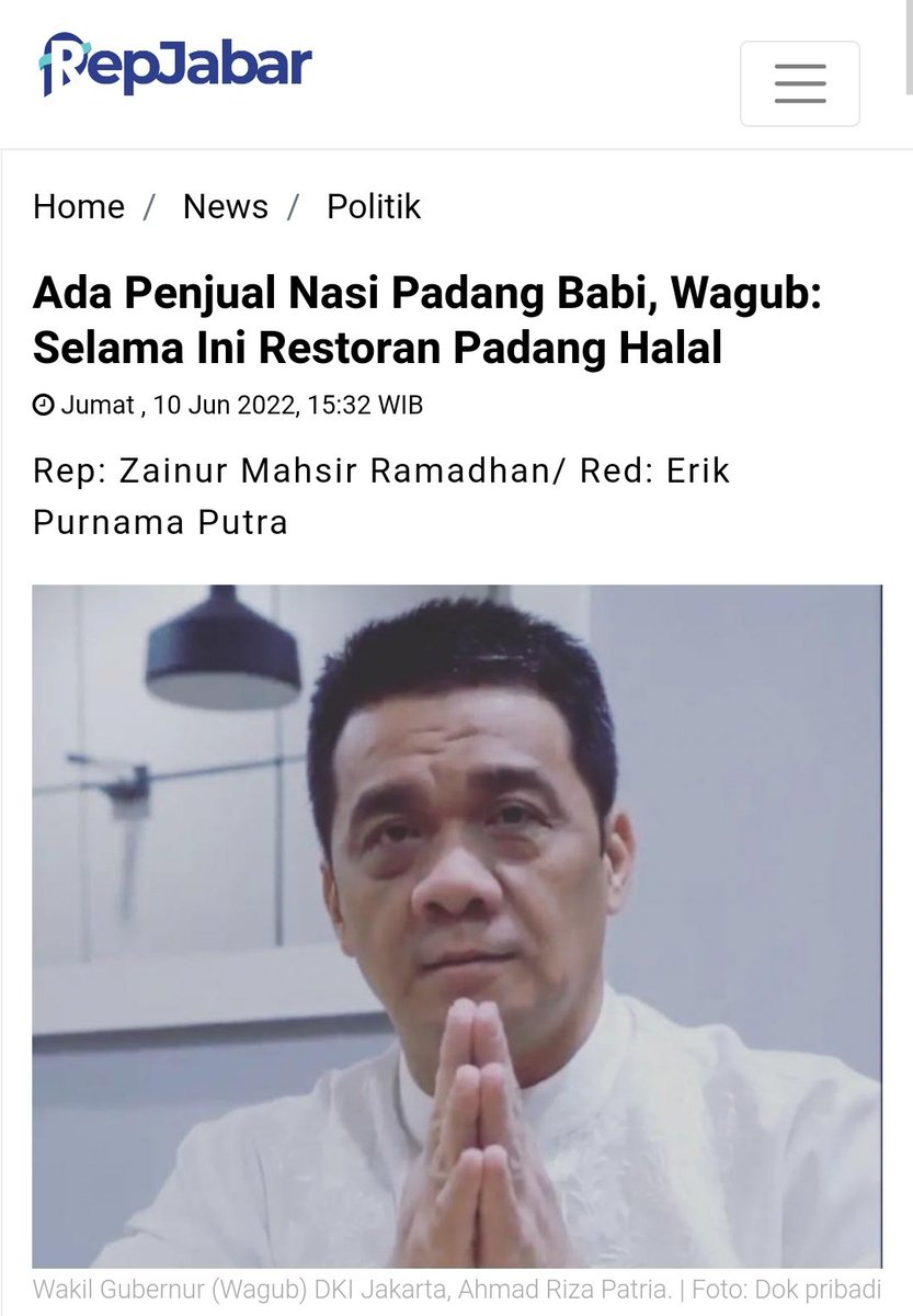 NkriLentera's tweet photo. 2. Sedangkan Kami menunggu Buya Anwar menjadikan Agama sebagai Pembangun Peradaban ๐
Wagub DKI gak perlu dibahas karena hy Bumper utk Lecet2an dan Biki Gimmick
#agamamakanan #babirendang #pecel #kulinernusantara #pembodohan #sains #ilmupengetahuan #politisasiagama https://t.co/c6NitWuA0Y