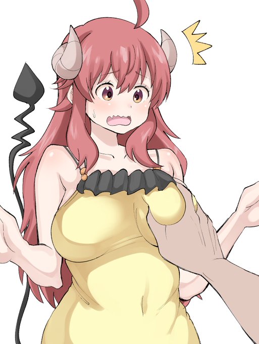 おっぱい揉まれた時のシャミ子 