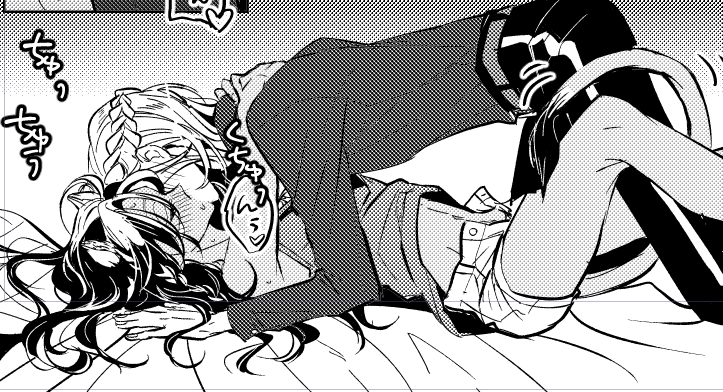 ※ヴィル♂レオ♀※
終わらん…すみません…間に合わなかったら前後編分けてアップするかもです…4ページしかないのに…楽しくなっちゃって無駄に書き込んだりしてしまい……お前はいつもそう… 