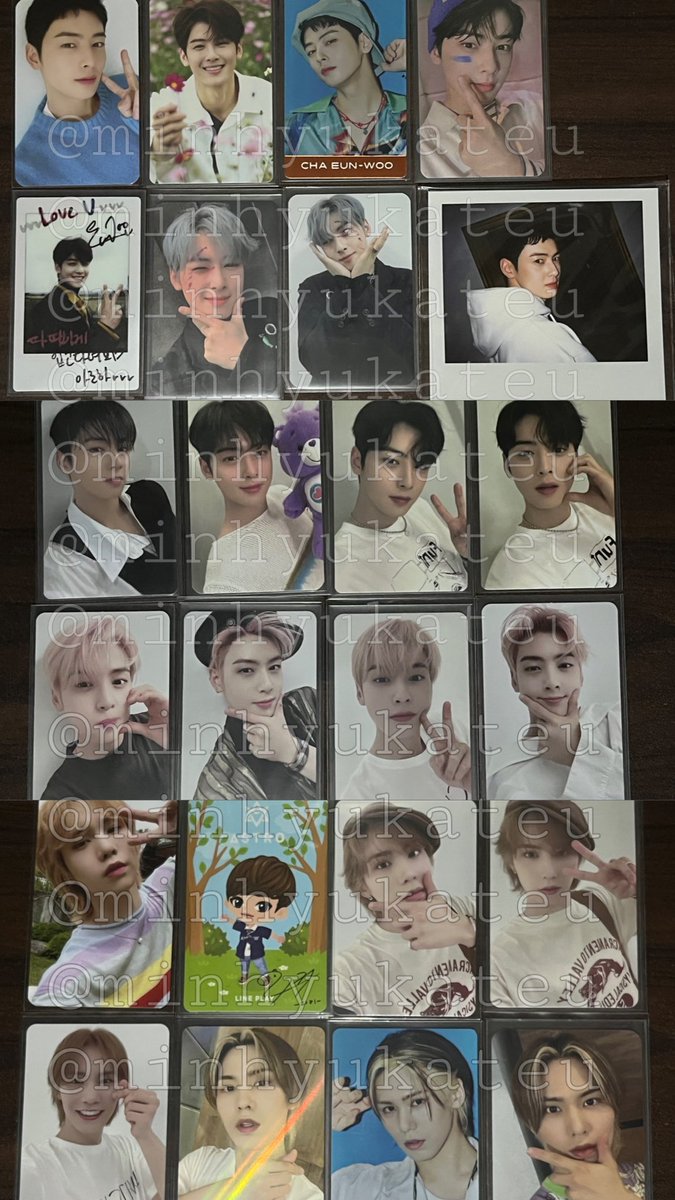 minhyukateu's tweet photo. ꒰ astro qs ꒱ #minehyuk  

ic • interest check 

𓂋 70% sure; might be sold as mini set or whole set 
𓂋 might add or remove some pcs
𓂋 lmk which pcs ur interested in + max budget ><

🏷for exposure: wts lfb ph astro mj eunwoo moonbin rocky sanha pc photocard pob https://t.co/nY9p128mxK