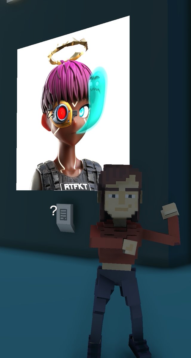 oamnatee884's tweet photo. @TheSandboxGame @MOCDA_ I just participated in the #TheSandbox weekly contest for a chance to win 200 mSAND! Here is my favorite piece from the exhibition, check out my screenshot below!
👇 https://t.co/S0LemDuVkw