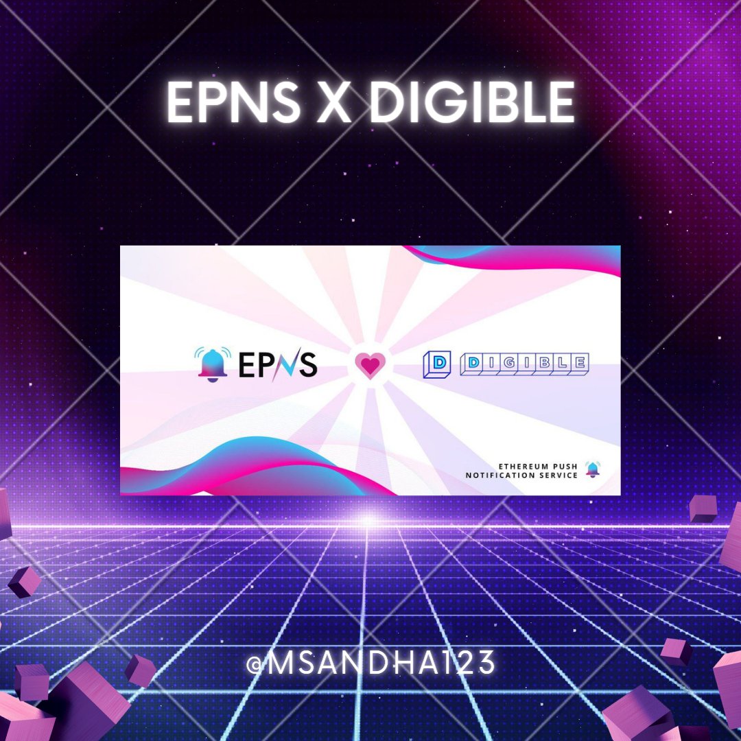 muqtadirsandha's tweet photo. Enhancing the @Digibleio user expertise by sanctionative Web3 communication for his or her platform!🔔🙌 User' will currently opt-in to #Digible' official channel on #EPNS & recieve notifications whenever: – a proposal is formed on their NFTs💸 #PUSH
#EPNS https://t.co/dDUlIDkkLC