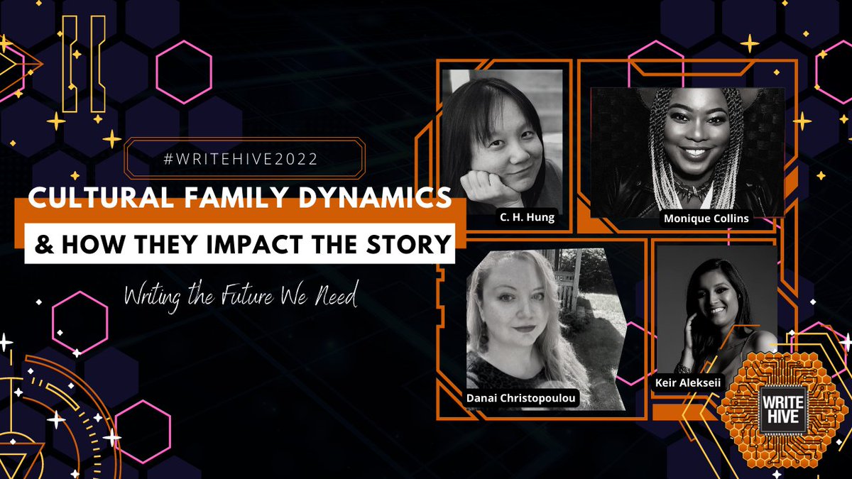 Starting soon! Cultural Family Dynamics and How They Impact the Story with <a href="/CHHungWrites/">C.H. Hung</a> <a href="/niquethewriter/">Monique</a> <a href="/Danaiwrites/">Danai Christopoulou | Pre-order VILE LADY VILLAINS</a> &amp; <a href="/KeirAlekseii/">Keir Alekseii | Updates, mostly</a> is about to begin. #WriteHive2022
