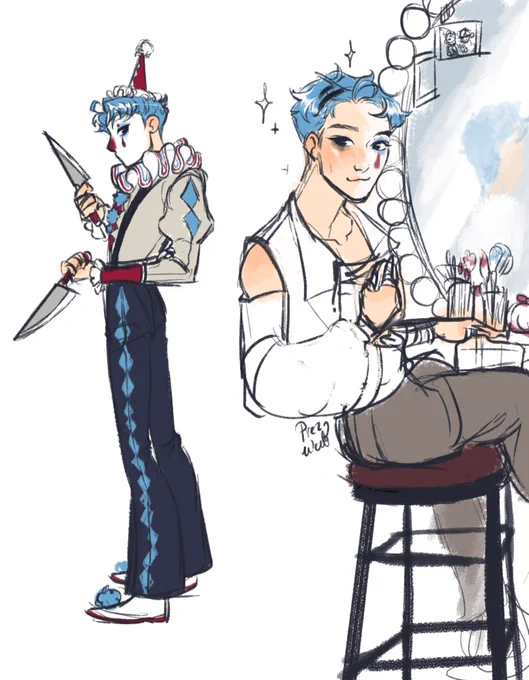 been thinking about him... clowsan... my bestie #SAN 