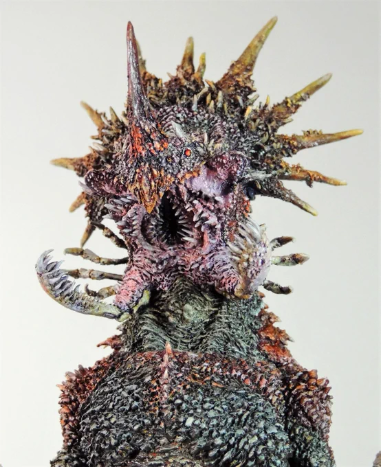 創作怪獣「アカヅノ」を再彩色しました。
https://t.co/CaJ5l9F6Dw 