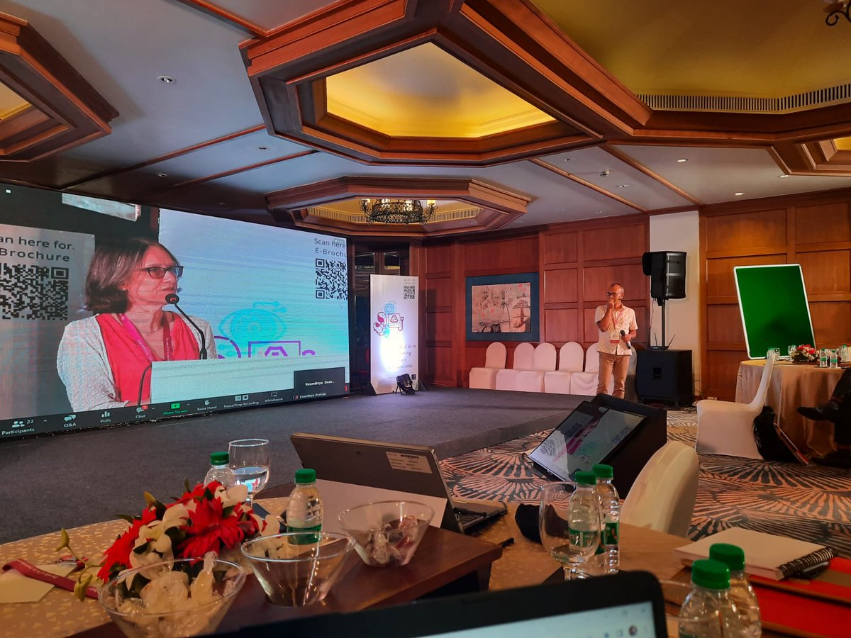 We are off to a great start to the workshop! The first talk was given by Prof. Alison Noble who spoke on "Progress in ultrasound image Analysis". #AI #Healthcare #ML #DataScience   <a href="/AlisonNoble_OU/">Alison Noble</a> <a href="/THSTIFaridabad/">DBT-THSTI</a> <a href="/UniofOxford/">University of Oxford</a>  <a href="/adapt_thsti/">ADAPT</a>