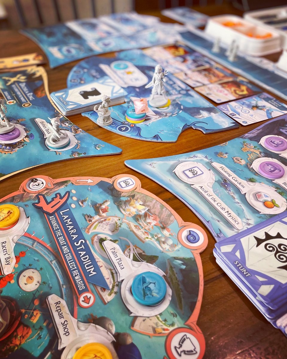 gamewithjess's tweet photo. Tidal Blades: Heroes of the Reef. 🌊🐚 #tidalblades #boardgames #boardgamegeek #gamenight https://t.co/iBttLJ7d5f