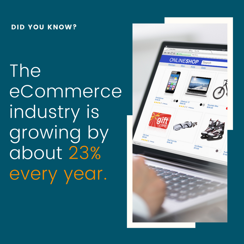 Smilbee_Global's tweet photo. It doesn't matter if your business is thriving offline or not. Having an online presence is vital for future success. 

The eCommerce industry is growing about 23% every year, and some estimate that 95% of all purchases will be online sales by 2040.

ℹ️ https://t.co/lKOxdcB9am https://t.co/JbHjmgi0Bn