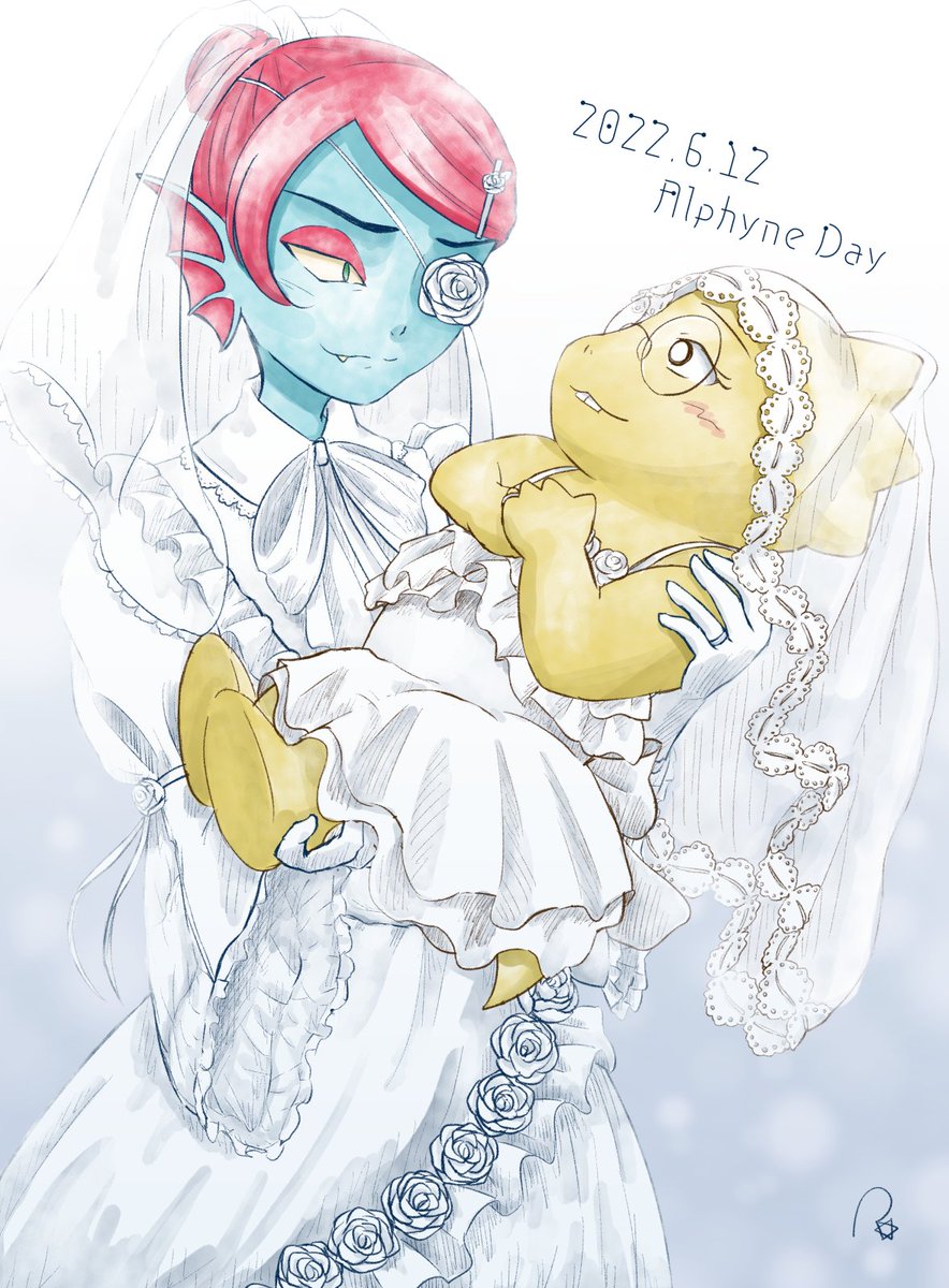 hekisui_rseki's tweet photo. いつまでもあなたと
#毎月12日はAlphyneDay #Undertale https://t.co/pHGEGRothc