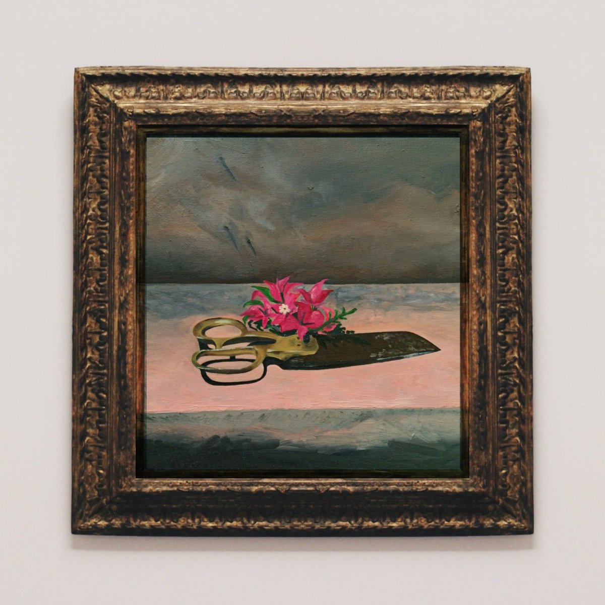 hawruz's tweet image. after an awful flop on instagarm i present to you:
"QAINCHI"
12 x 12 inches
oils on canvas