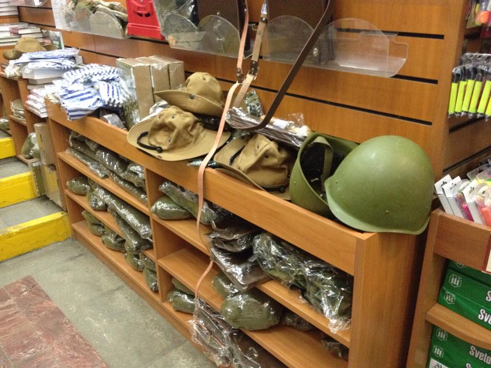 The idea to create authoritarian and militarist mood through bookstores was brilliant. In 2015, I visited Moscow's central bookstore "Biblio-Globus", and that what were the goods welcoming you just after the doors: military uniforms, accessories, and books about Stalin and war /5