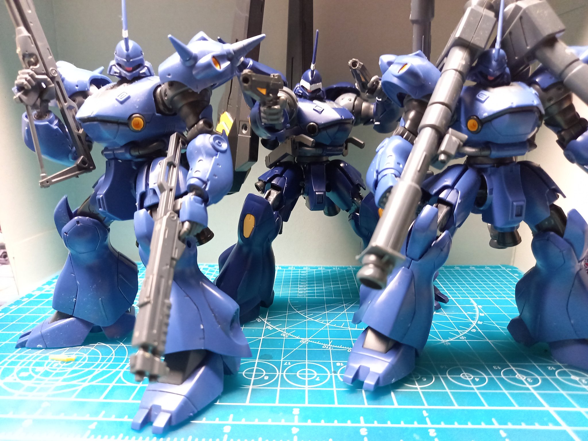 ケンkem いわきプラ研所属 やっと夢が叶った ケンプファー小隊 良い 良すぎる 最高だよ けどやっぱり画質悪いなぁ ガンプラ ケンプファー ガンプラは自由だ T Co Ly6vmsyxyb Twitter