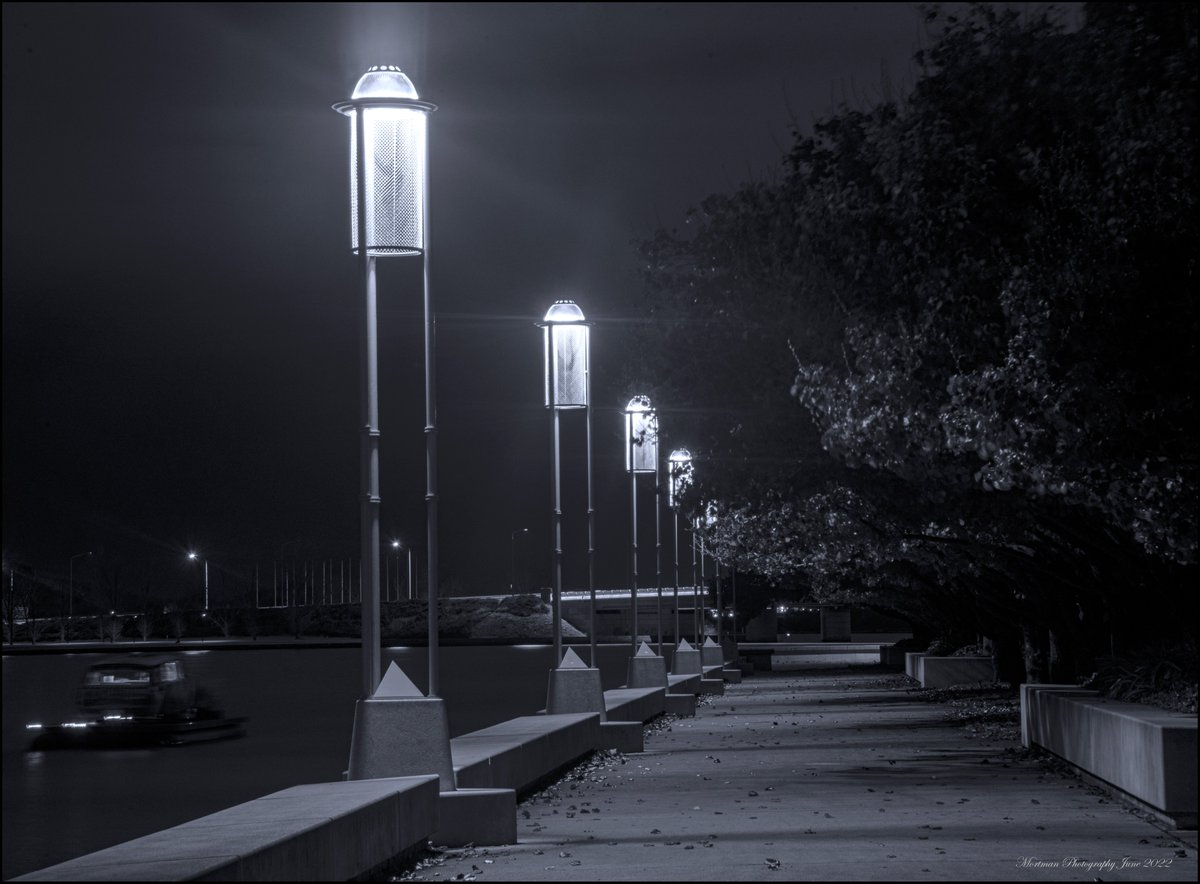 A winters night on the lake in Canberra #Canberra #WINTER #city #citylandscape #urbanphotography #architecturephotography