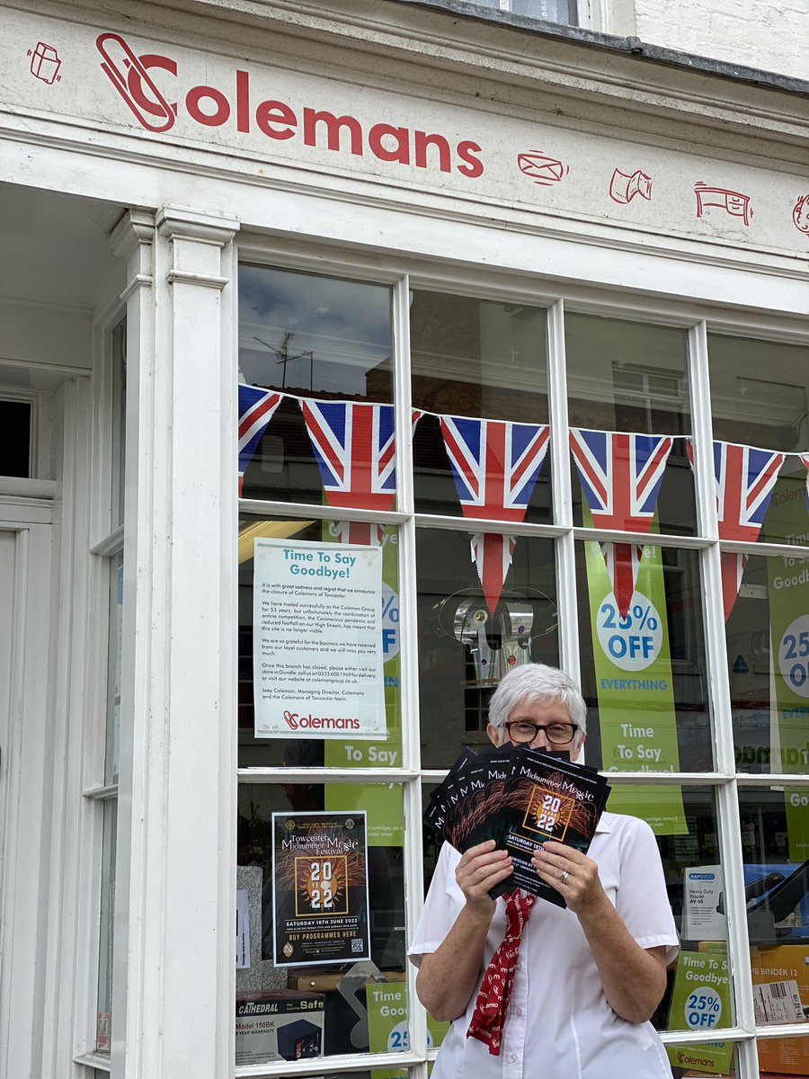 There will be many choices for all musical tastes over the weekend. 

Programmes are £18 per family (two adults and up to three children), £7 per adult and £5 for concessions.

Programmes are available from #colemansoftowcester and the Town Hall.

#towcestermusicfestival