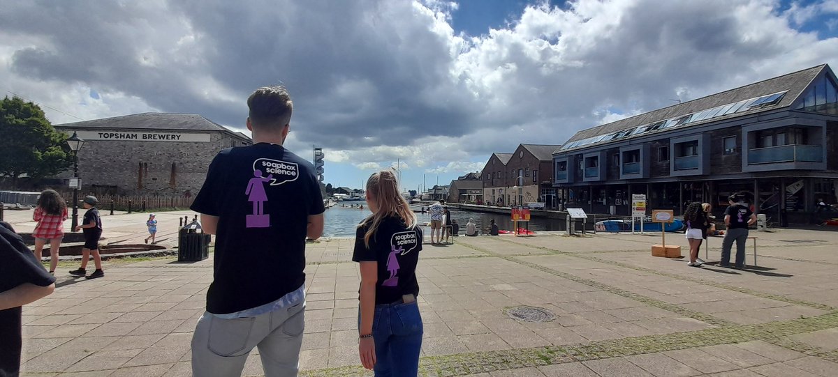 everyfinfalls's tweet photo. It's a beautiful day to celebrate women in science - getting reading for @SoapboxExeter to start #ExeterSoapbox https://t.co/zTINS8jdJ5