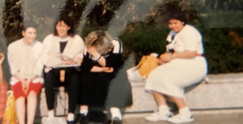 5By5Creativity's tweet photo. I’ve theorised here before that Priti Patel was bullied at school, contributing to her sociopathy now. Having dug deeper, it seems ‘Rita’, as she was known at school, and her Dora the Explorer haircut, was not bullied but a bully. Surprise surprise.

That’s her on the far right. https://t.co/S1x8UquyPc