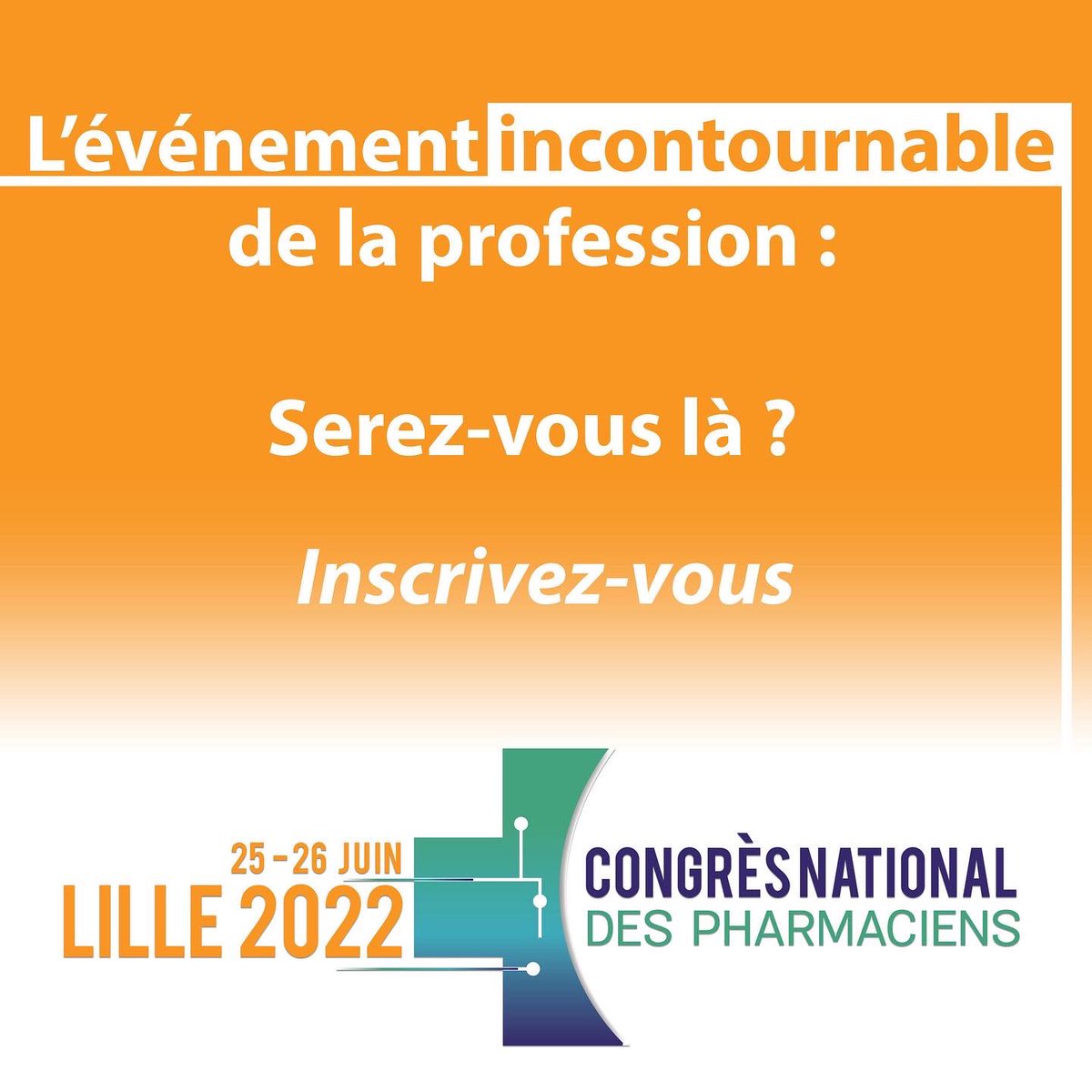 CNDPharmaciens's tweet photo. ⏩Congrès National des Pharmaciens
🟢Rendez-vous à Lille 25/26 Juin 2022 ⏩ #CNP2022
#CNP #fspf #lille2022 #lillegrandpalais #etudiantpharma #anepf #preparateur #preparatrice #pharmacienadjoint #pharmacienindustriel #laboratoirepharmaceutique #labpharma @lillegrandpalais ANEPF https://t.co/BO2kXc34oC