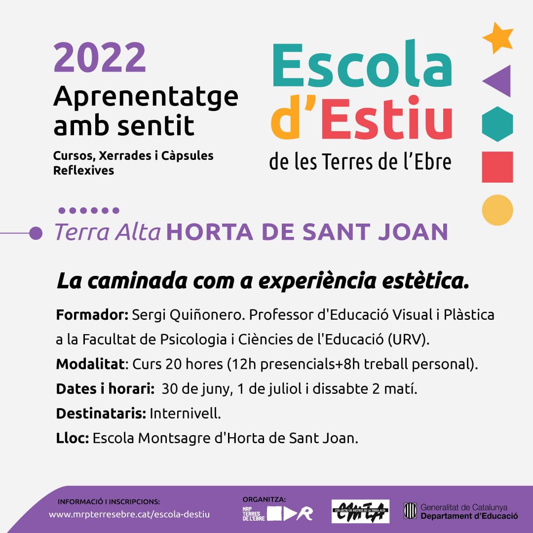 EbreMrp's tweet photo. Cansat/da d'utilitzar sempre els mateixos recursos pedagògics de visual i plàstica per crear un producte final a preguntes o reptes mediambientals, socials, etc. ?
Coneixerem el Land art, la performance, entre altres.
Deixaràs que t'ho expliquin??
https://t.co/RfA6l1Hnlt https://t.co/JTxHOW5Ypm