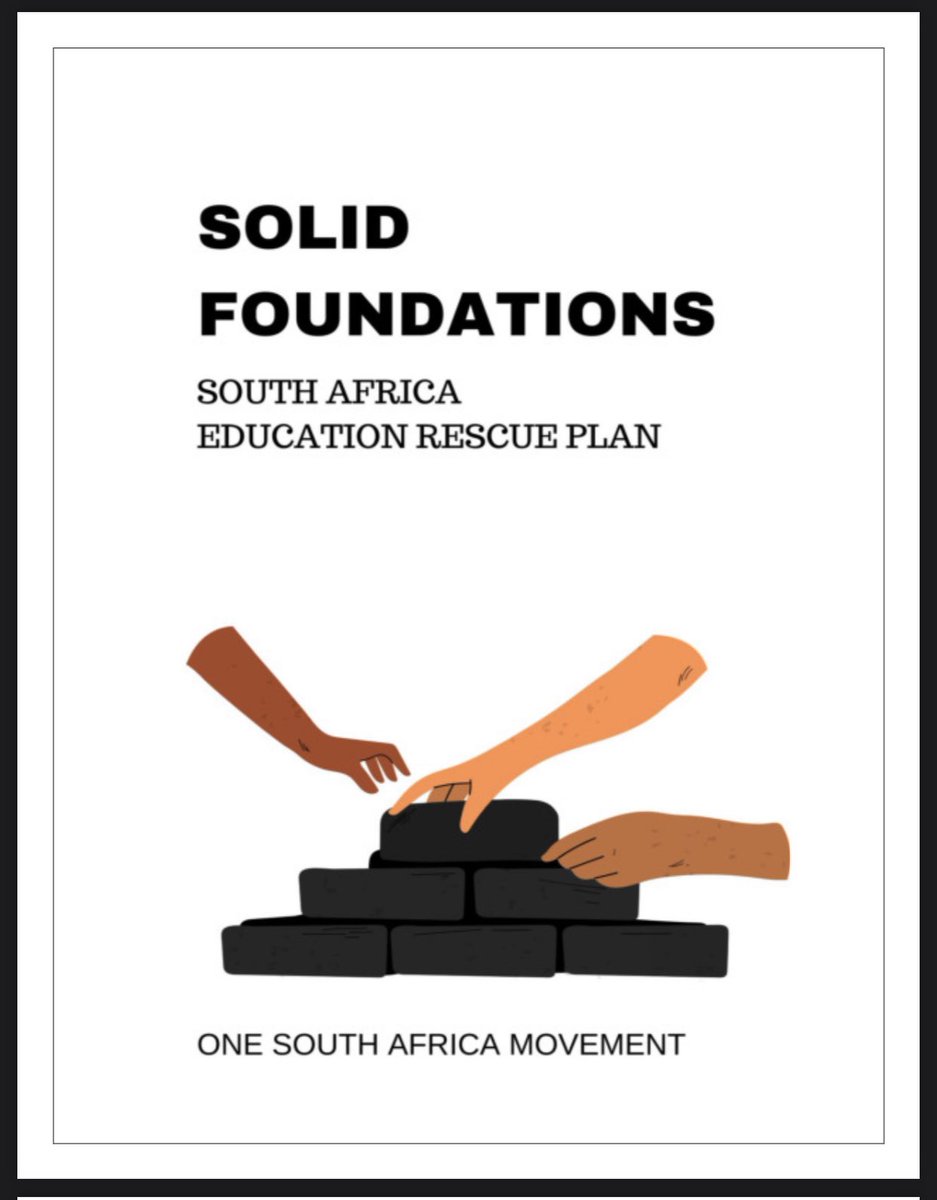 MmusiMaimane's tweet photo. How do we fix our education system. I have a rescue plan that can get our education system on track in five years. 

You can read a summary here 👇🏾

https://t.co/YrANAHysIw https://t.co/tYhq7c3LAJ