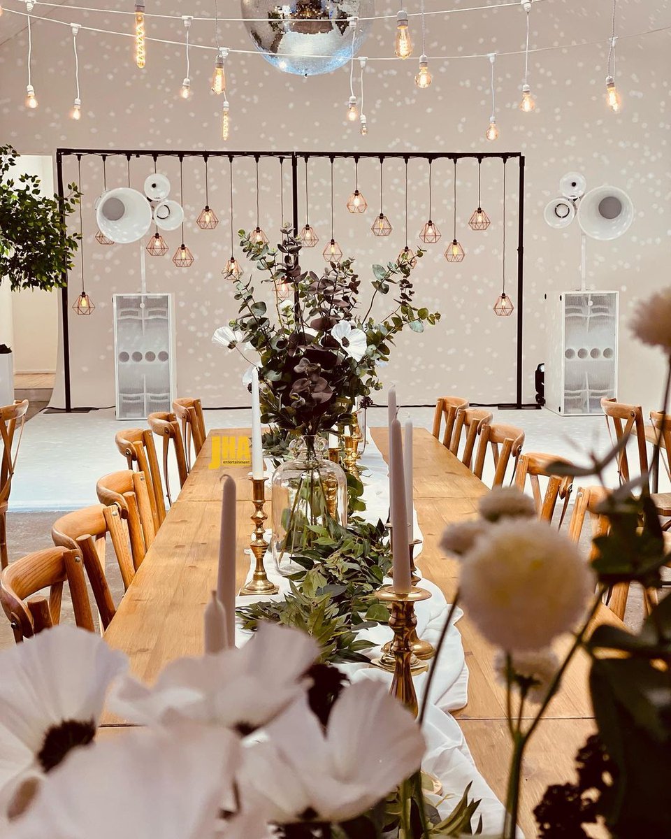 How does a white wedding powered by Void Acoustics sound? 👰‍♀️
One special couple got to enjoy their first dance through a stunning white, Air Motion and Stasys Xair sound system, supplied by <a href="/jha_enter/">JHA Entertainment - Sound and Lighting Hire</a> in the unique event space, <a href="/fivefourstudios/">fivefourstudios</a>