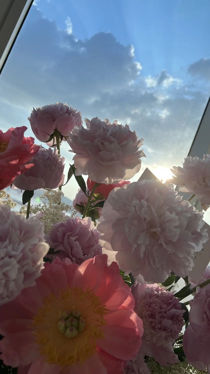 With pretty flowers, but you are the most beautiful, prettiest, gorgeous human being <a href="/gimsoekjin/">진</a> ❤
