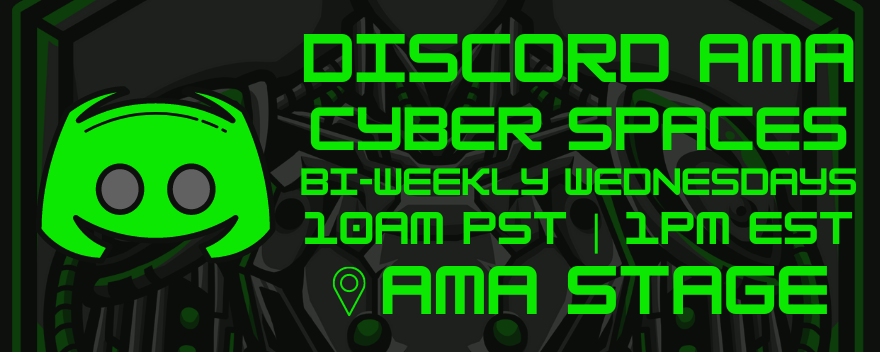 Cyberlete's tweet photo. This week for Cyber Spaces with @Cyberlete will be on discord. Our partner @Finnovant will come hangout and deep dive with us about biometrics! Join us on June 15th at 1pm EST, link: https://t.co/rvbmTXLOTG

#LEET #Biofi #HGTP https://t.co/CM8f7ef6aq