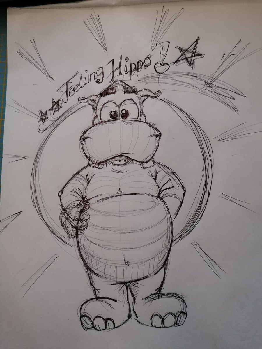 wolf_hoppe's tweet photo. Ab geht's .. ich nehme mir mal vor mehr von meinem Kritzelei zu droppen .. Stil, Richtung und Häufigkeit liegen nicht fest, wie immer hab ich zu viele Interessen .. let's see what happen ..

#comic #art #sketchbook #sketch #drawing #skizze #hippo https://t.co/rYlCL1lVqD