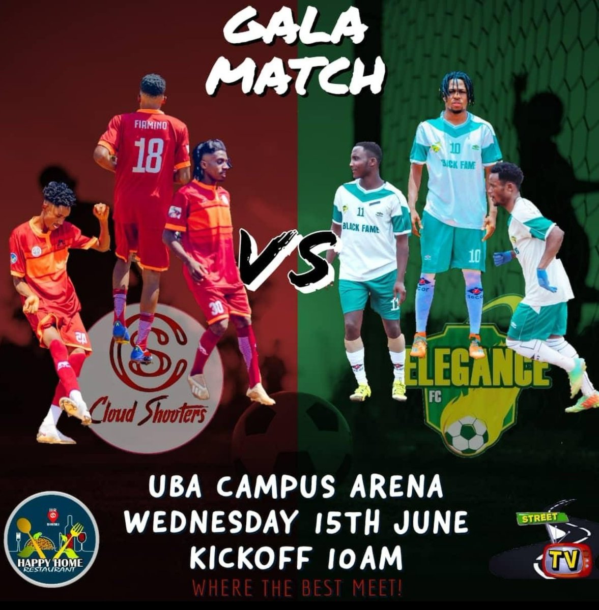 CloudShooters's tweet photo. Bringing another epic clash. Come and enjoy good football live in the USA campus arena. On the 15th of June at 10 am. https://t.co/elzsMM3gwk