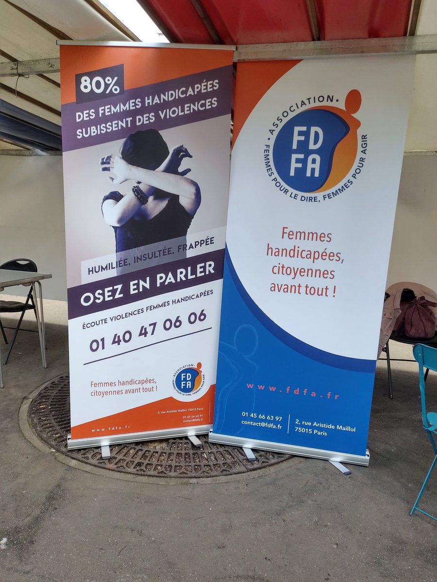 Sur le forum du handicap place Jacques Demy à l'invitation de <a href="/MairieParis14/">Mairie du 14e</a>. Nous vous y attendons à partir de 14h.