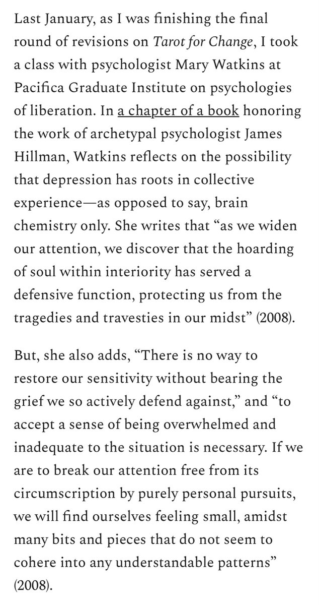 thejessicadore's tweet image. Offering: June 11, 2022. The empty self. 

Which is a self that “experiences a significant absence of community, tradition, &amp;amp; shared meaning…that experiences these social absences &amp;amp; their consequences ‘interiorly’ as a lack of personal conviction &amp;amp; worth…” (Cushman, 1996).