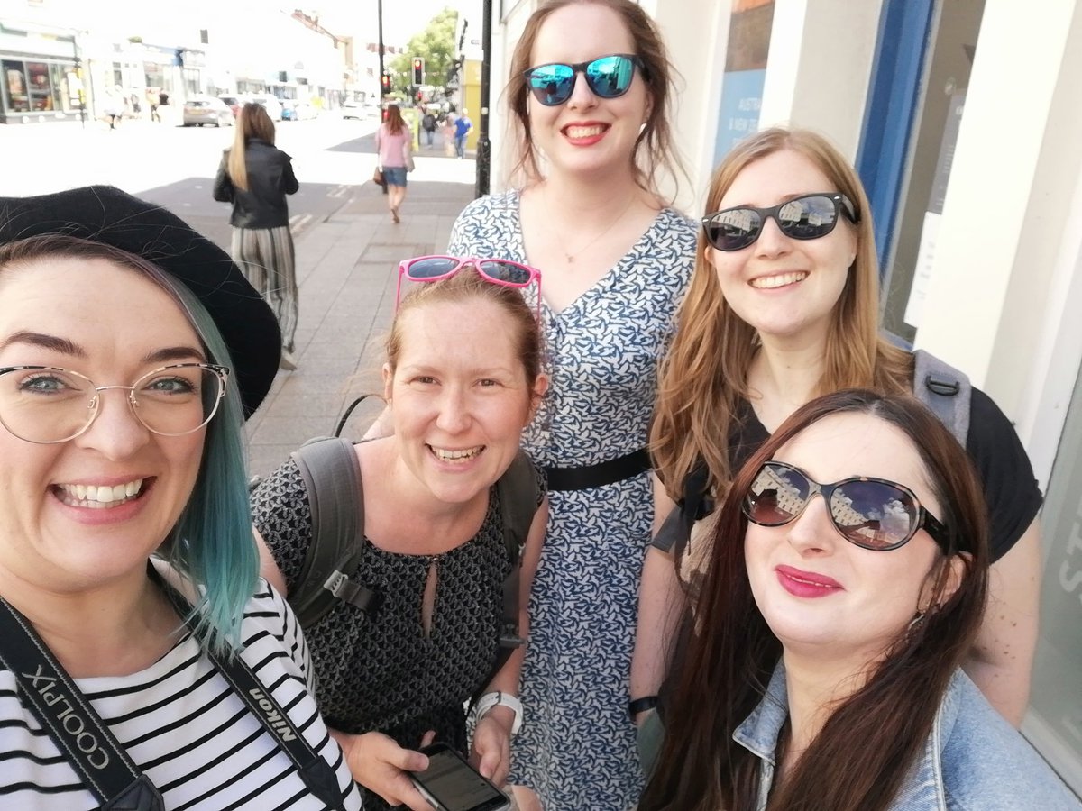 GTGVicki's tweet image. The team are ready to crack a case with @ExperimentalEsc. Trying their outdoor murder mystery experience. I&apos;m glad it&apos;s sunny.