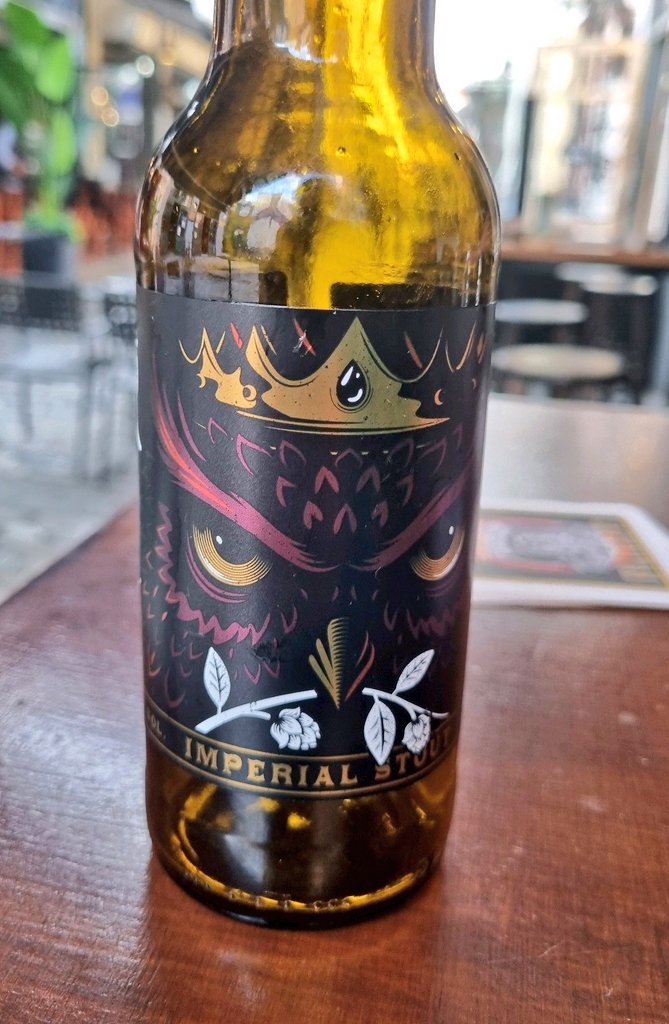 NOCTUA Imperial Stout με 11% αλκοόλ δοκιμασμένη  στο #beeroclock στα Λαδάδικα  Σαλονίκης