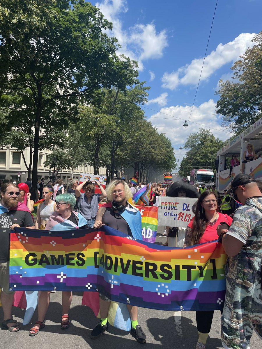 G4div's tweet image. Games [4Diversity] at Vienna Pride!!

JETZT GEHTS LOS!!! 
❤️🧡💛💚💙💜🖤🤍🤎